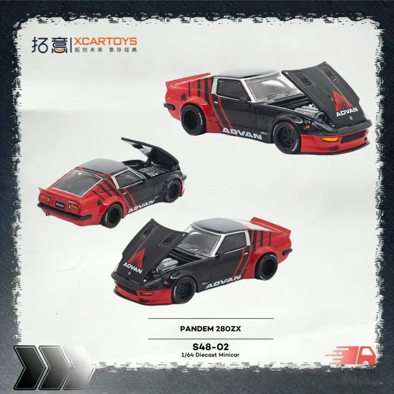 [In Stock] XCARTOYS Pop Race 1/64 Pandem Nissan 280ZX Advan Livery Diecast Collectible Model Car