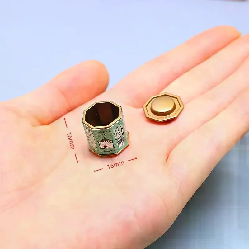 1 szt. 1:12 Domek dla lalek Puszka na kawę Puszka na herbatę Model Symulacja Element Dekoracyjny Miniaturowe Zabawki 16mm Akcesoria Meblowe do Domku dla Lalek