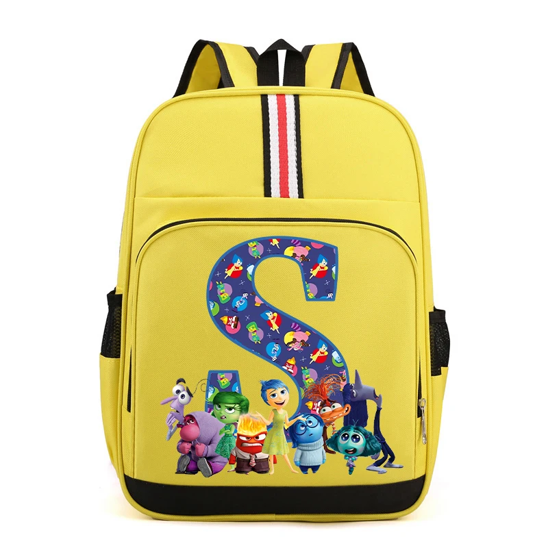 New Inside Out 2 Backpack Child Cute Cartoon Letter Printed School Bags Large Capacity Children\'s Backpack Kids School Supplies