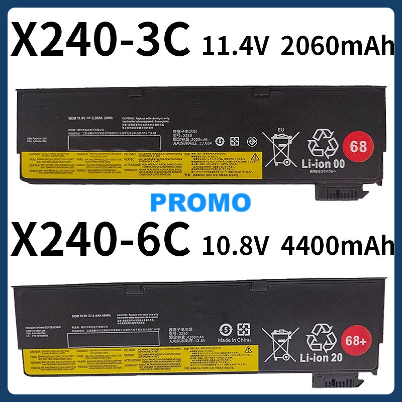 

Литиевые батареи для ноутбуков Lenovo X240, X250, T440, T450, T460P, L450, X260, X270