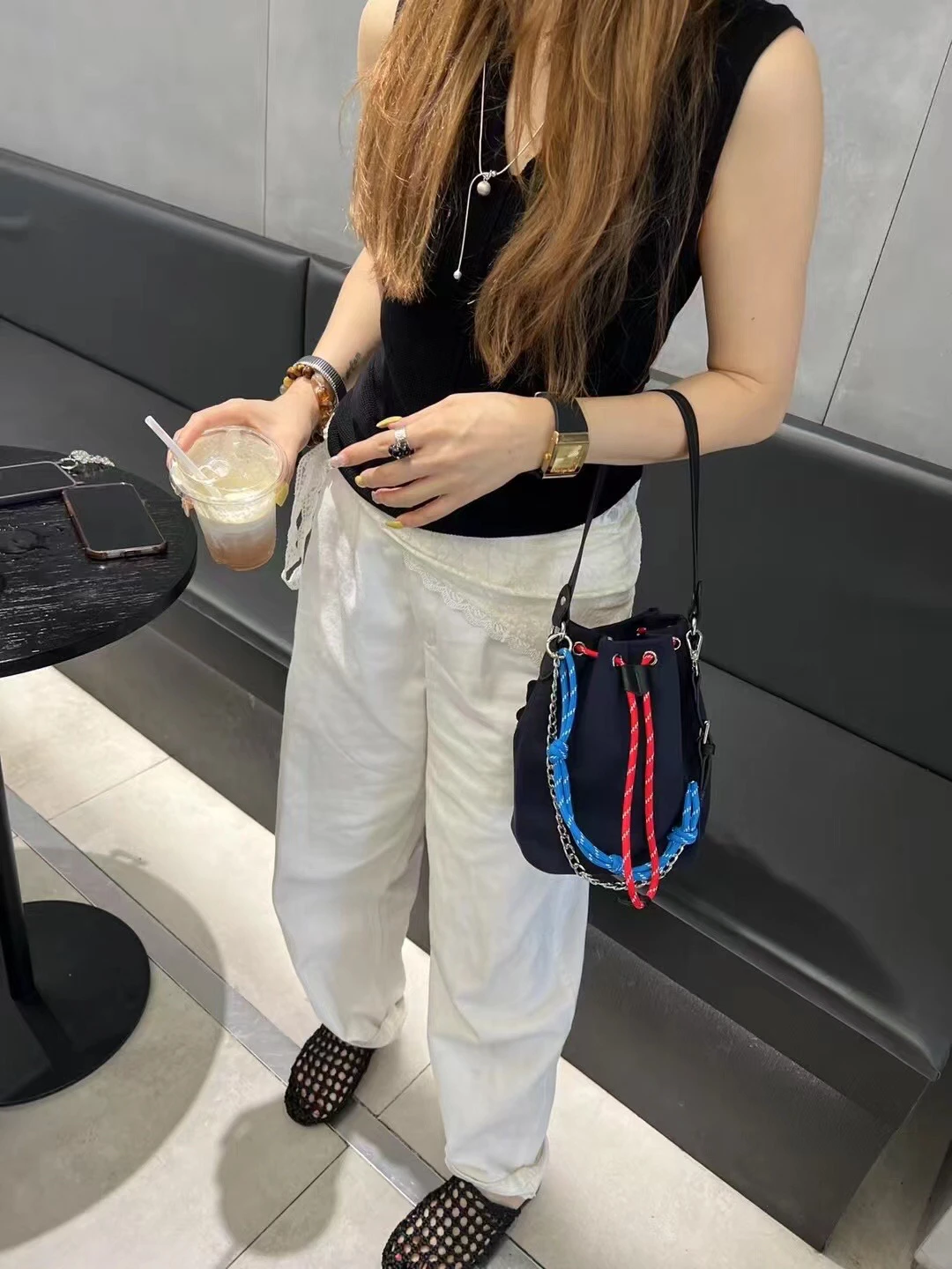 

New 2025 Women's Large Capaci Canvas Buet Bag Korean Sle Casual Single oulder Slant Cross Bag Handbag Trending in Fas...