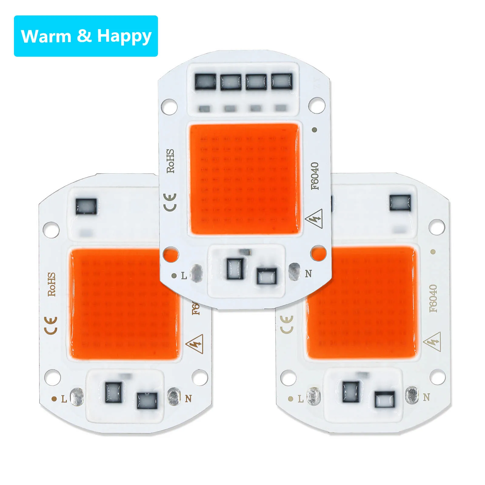 AC220V Pełne spektrum 380-840NM Chip 5W 10W 20W 30W 50W Żarówka LED COB Lampa do sadzenia warzyw i kwiatów