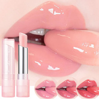 Temperature Change Lipstick Jelly Color Change Lip Balm Moisturizing Not Easy To Fade Lovely Pink Colored Lipstick Lips Care 1pc