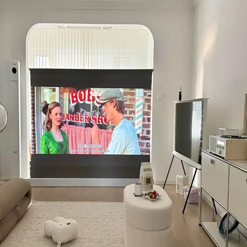motorized projector screen