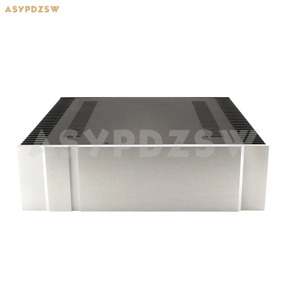 

4312-PASS Full aluminum chassis Class A power amplifier enclosure / Case Size 430X120X413mm