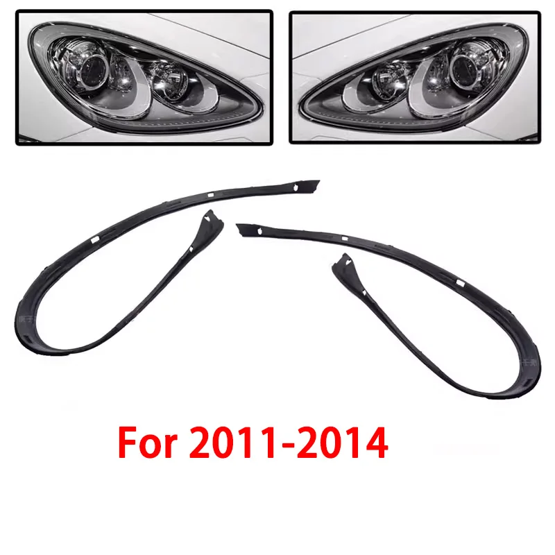 For Porsche Cayenne 2011-2014 Headlight Rubber Sealing Strip Waterproof Pad Soft Leather Strip Brand New