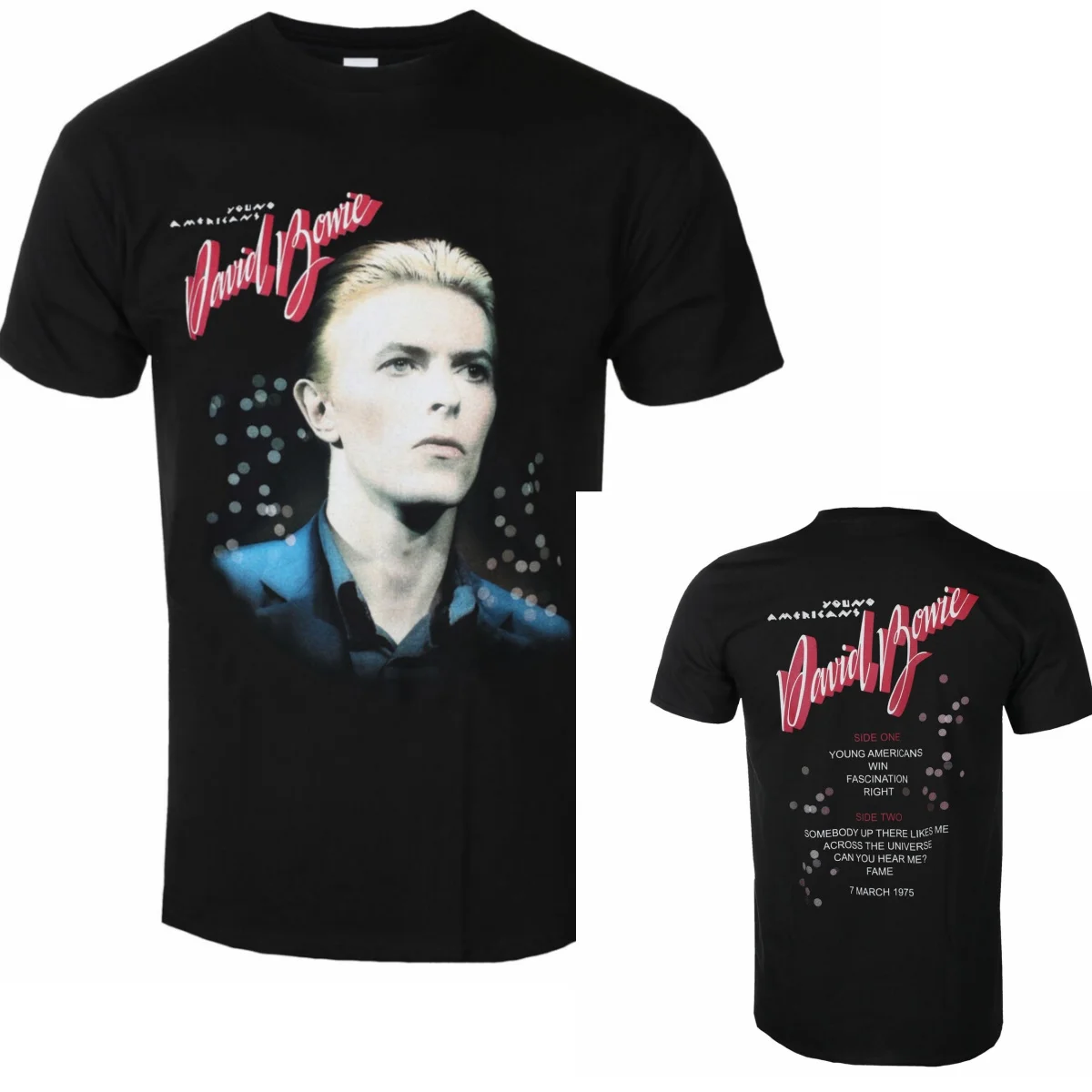 2026 David Bowie Graphic Cotton Band T-shirt Unisex Summer Short Sleeve Fashion Brand Tee Luxury Casual Vintage Tees