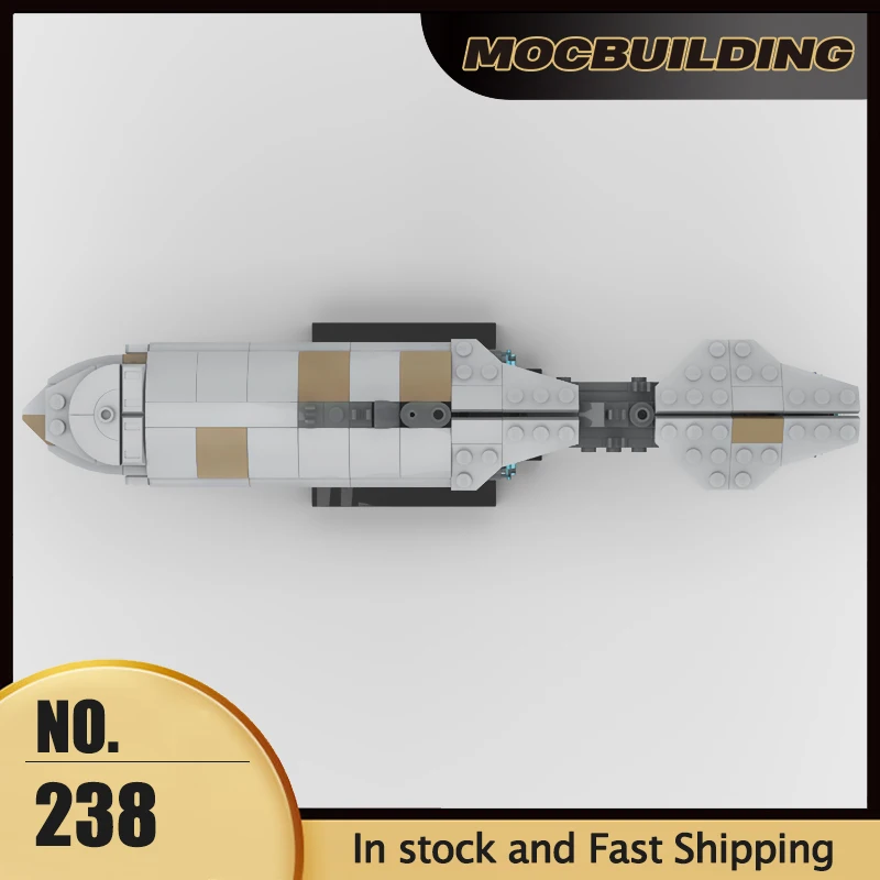 Space Movie Series Model 1:1455 MC30c Frigate MOC Building Blocks Warship Creative Collection Toys DIY Assembly Bricks Gifts