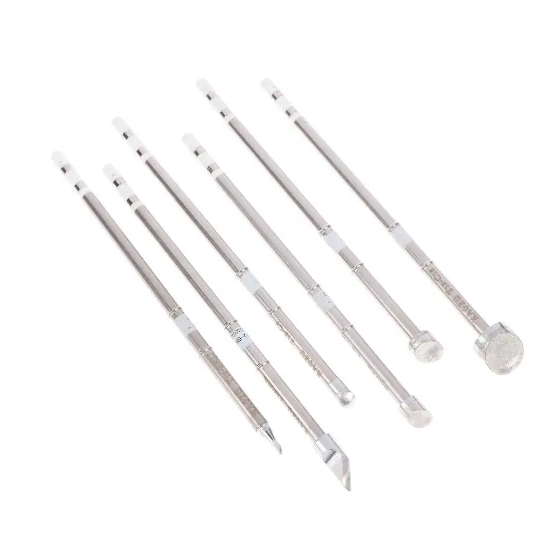 Novo T12-BK/sku/c6/c8/c10/c15 série pontas de ferro de solda oled & STC-LED t12 estação de solda p9/m8/9501 lidar com retrabalho