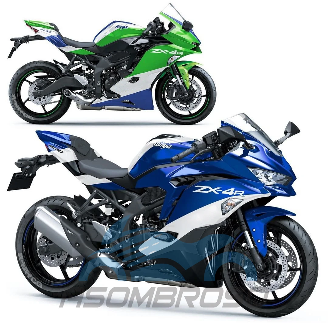 Racing Motorcycle Fairings ZX4R 2019-2023 Complete ABS Fairing Kit for KAWASAKI ZX25R 19 20 21 22 23