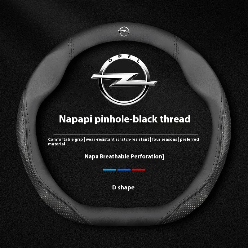 Car Steering Wheel Cover For Opel Astra Corsa Grandland Insignia Mokka Vectra GTC Tigra Vivaro Zafira Combo Vivaro GTC Delica - view 4