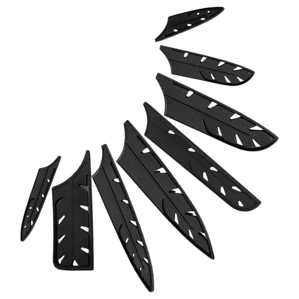 8 Pcs Kit Knife Protective Cover Horizontal Knives Guard Safe Finger Case Vegetables Cutting Kitchen