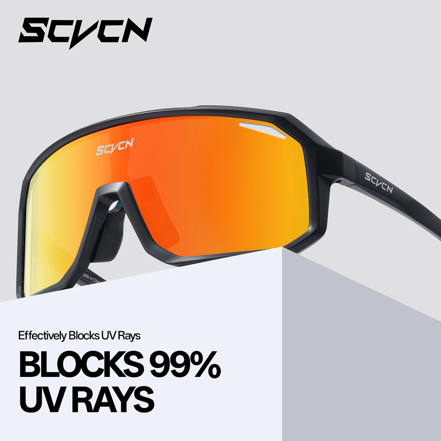 SCVCN الساخن الدراجات النظارات الشمسية الرياضة في الهواء الطلق النساء دراجة الدراجات UV400 نظارات واقية جديد الرجال الجبلية الطريق القيادة الدراجة نظارات #5