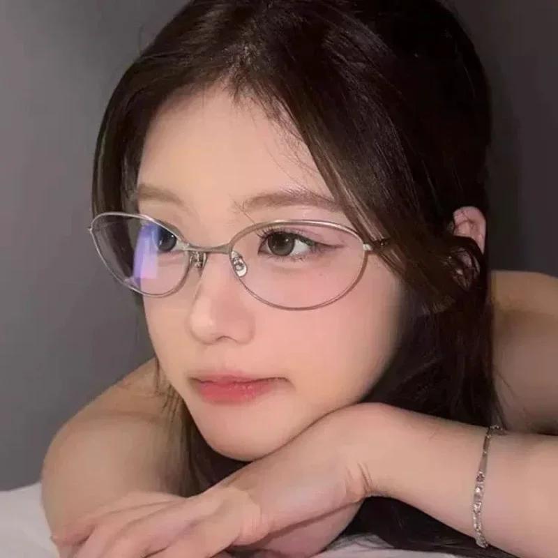 1 قطعة ظلال إطار صغير خمر الرجعية البيضاوي الأسود النظارات الشمسية للجنسين الفاخرة العلامة التجارية مصمم الوردي نظارات شمسية الإناث السفر النظارات #4