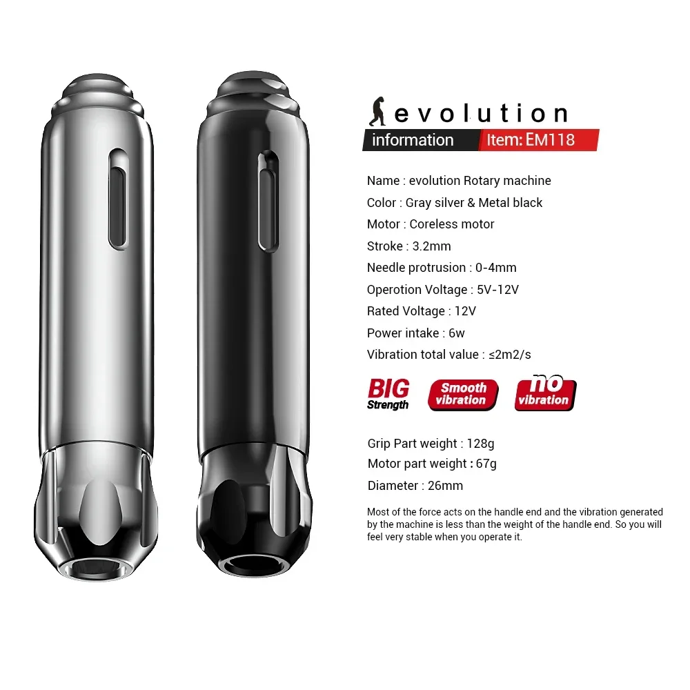 

Rotary Pen Tattoo Machine Permanent Makeup Machine Tattoo Guns Accessories for Tattoo Design