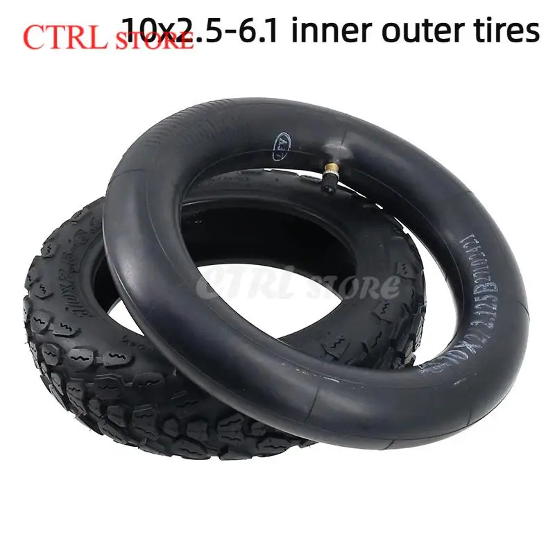 高品質の10x250オフロードインナータイヤとアウタータイヤ、61インチホイールに適しています、10x25-61電動スクータータイヤアクセサリー