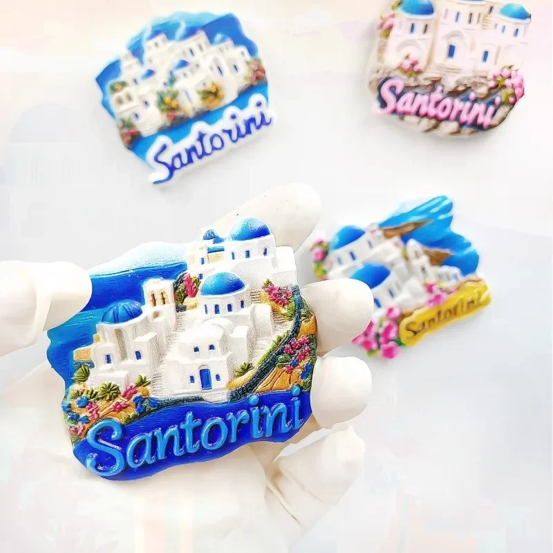 Greece Souvenirs Athens Fridge Stickers Parthenon Santorini Fridge Magnets Home Decoration Wedding Gifts
