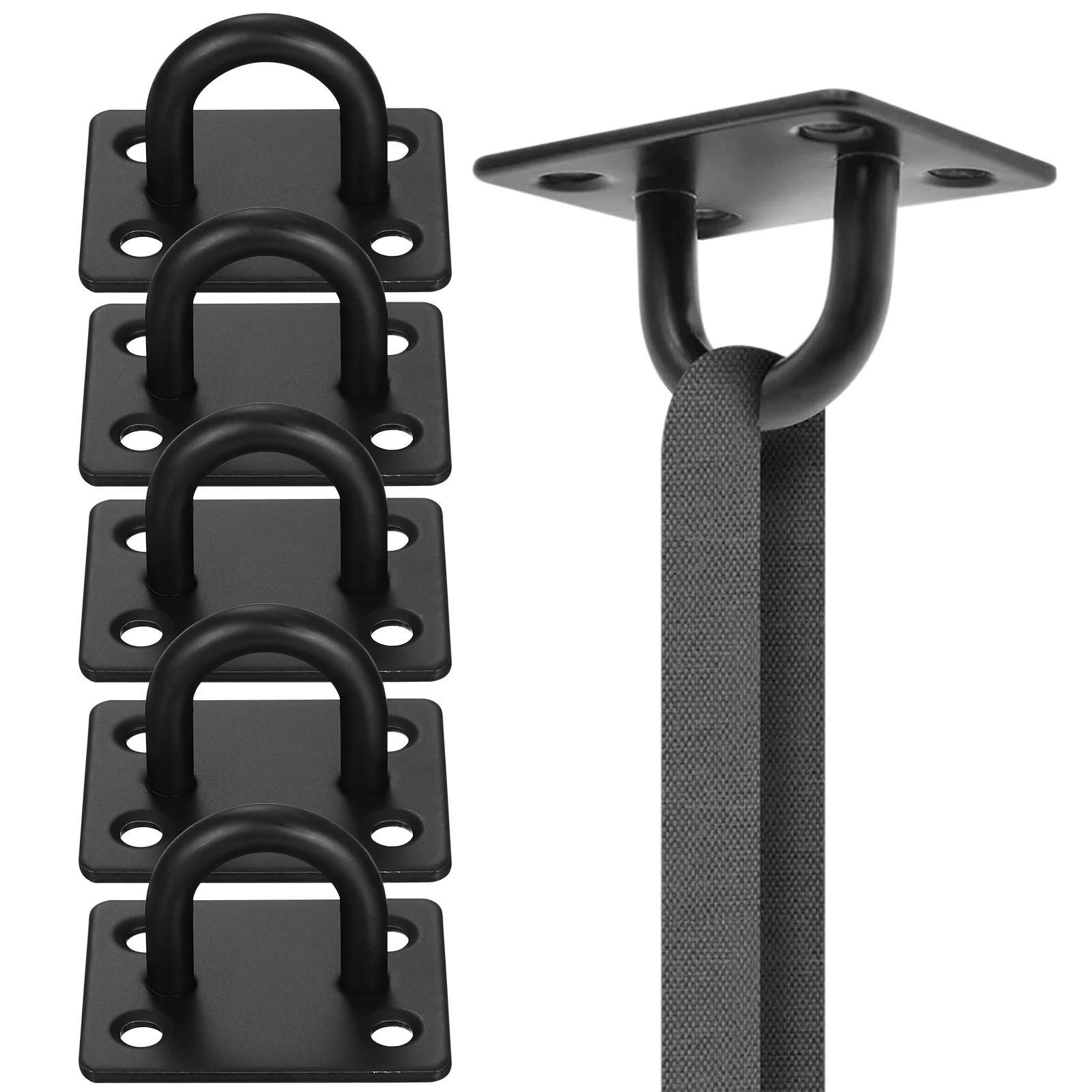 

6 Pcs Stainless Steel Hook Set Ceiling Hooks for Hanging Plants Fire Blankets Wall Heavy-duty Shelf Horticultural