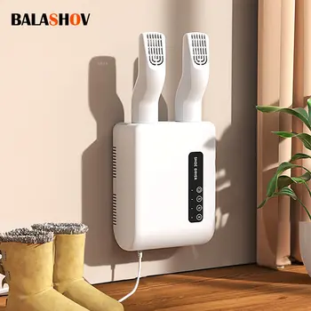 Secador de zapatos eléctrico, desodorante para botas montado en la pared, máquina de secado de zapatos multifuncional para el hogar, calentador de zapatos cálido rápido para el hogar