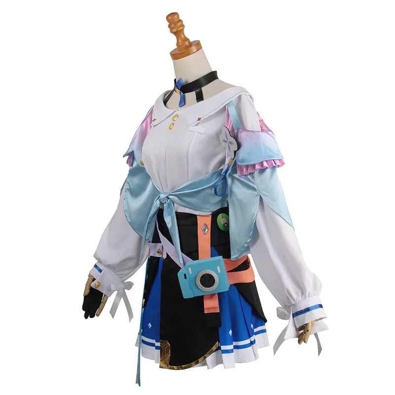 Gra Honkai Star Rail 7 marca Kostium Cosplay Buty Uniform Strój Halloween Party Kobiety Różowa Peruka 7 marca Kostium Cosplay