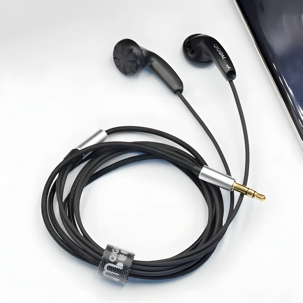 QIGOM S300 Lotus 300Ω HIFI Wired Flat-head Earbuds 108dB 15.4MM Dynamic earphones with 3.5MM/4.4MM