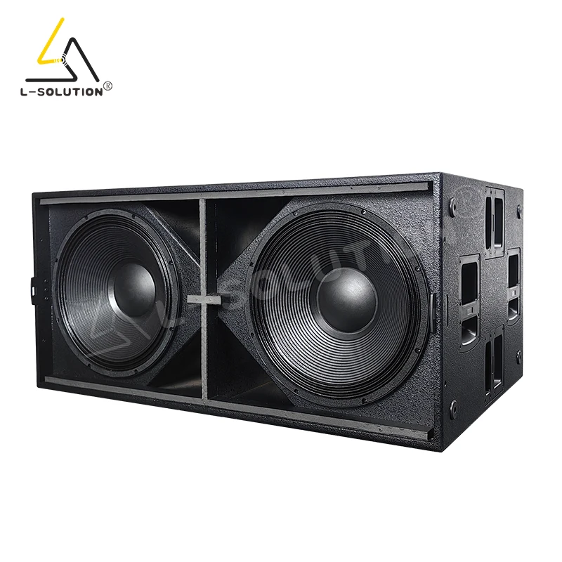 Professional Neo Dual 18-Inch Audio Powered Speaker 2600W 4 Neodymium Magnet Super Bass 9006A Active Subwoofer AC Stage Use