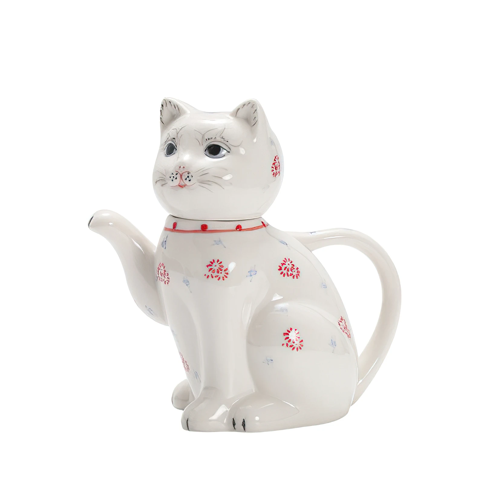 セラミックティーポット水器猫ケトル磁器フラゴンポットドリンク