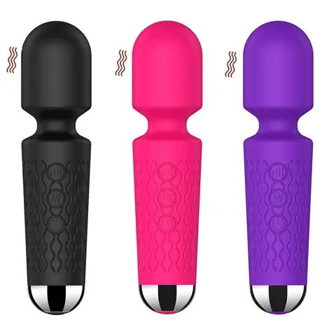 Magic Wand Clitoris Stimulator G Spot Massager 20 Speeds Powerful AV Vibrator Sex Toys for Women Adult Female Sex Decompress