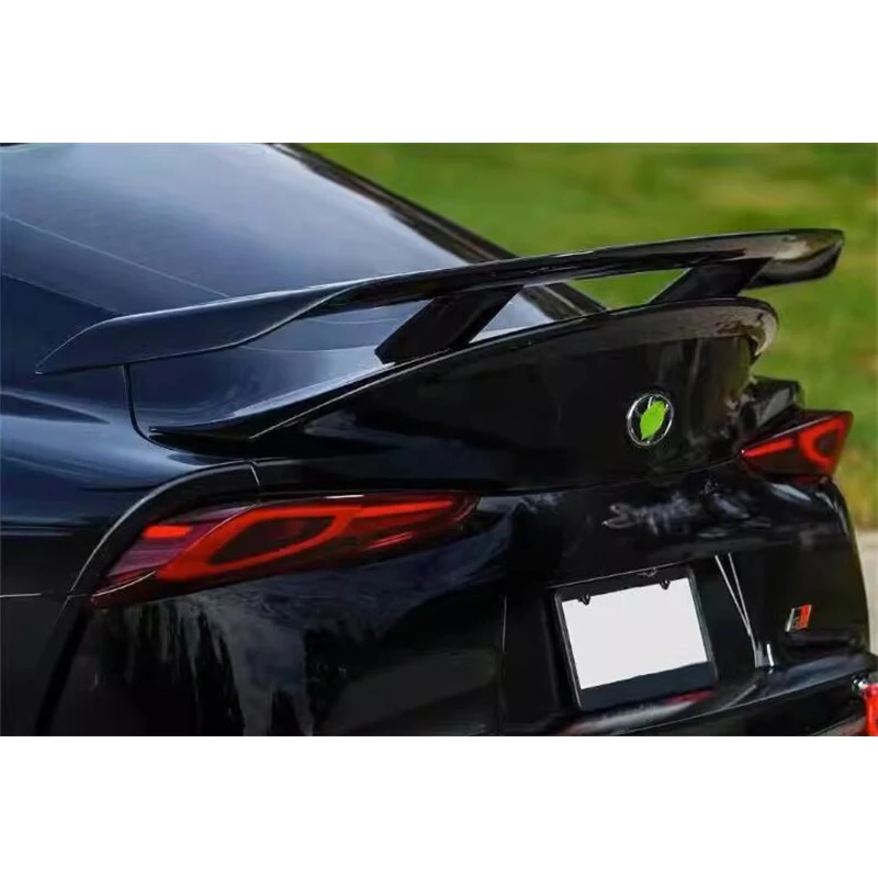 For Aimgain Style Real Carbon Fiber Accessories Spoiler Toyota Supra A90 2019 2020 2021 Car Trunk Refit Wing Tail Body Kit