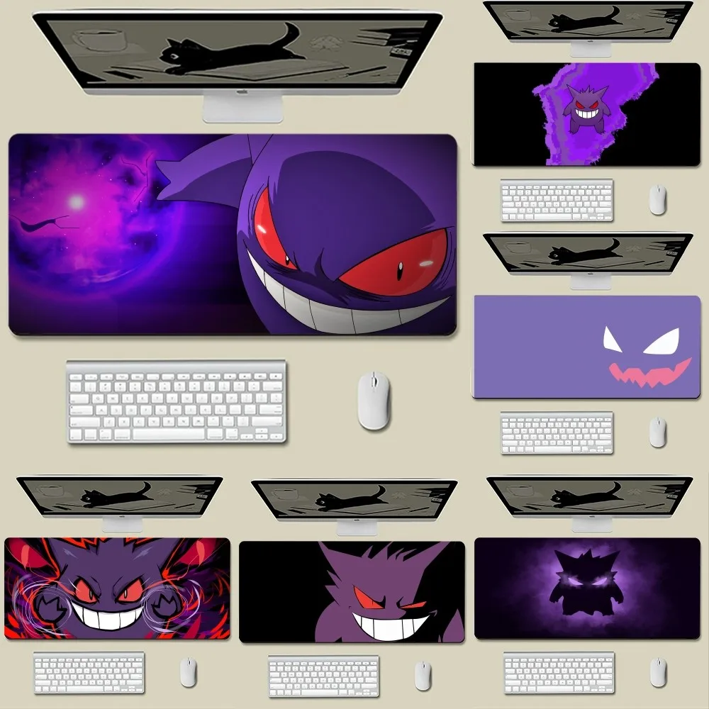 P-pokemon G-gengar Mousepad New Arrivals Large Gaming Mousepad L XL XXL Gamer Mouse Pad Size For Keyboards Mat