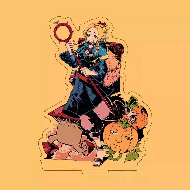 

Anime Delicious in Dungeon Laios Acrylic Stand Marcille Donato Chilchuck Senshi Figures Cosplay Desk Decor Collection Prop Gift