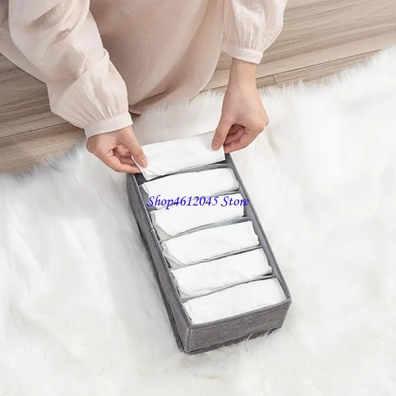 

L69A 4pcs/Set складной ящик для ящика для одежды носки для нижнего белья разделители бюстгальтер.