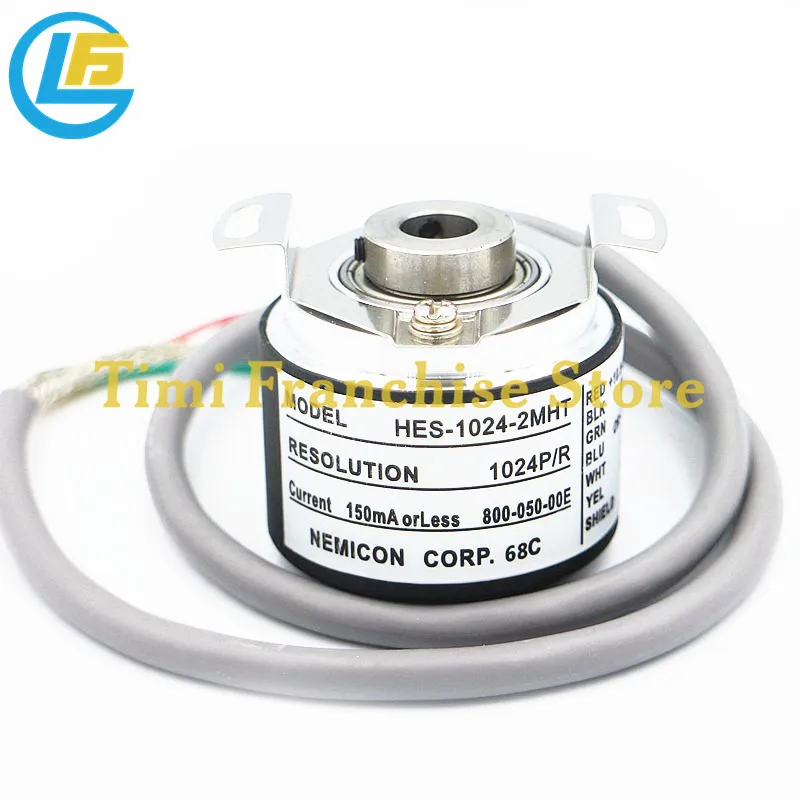 1Pcs Incremental Encoder HES-001-2MHC HES-003-2MHT HES-005-2MD HES-10-2MC HES-12-2M  HES-10 20 30 50 60 100 1000 1024 2000P/R-2M