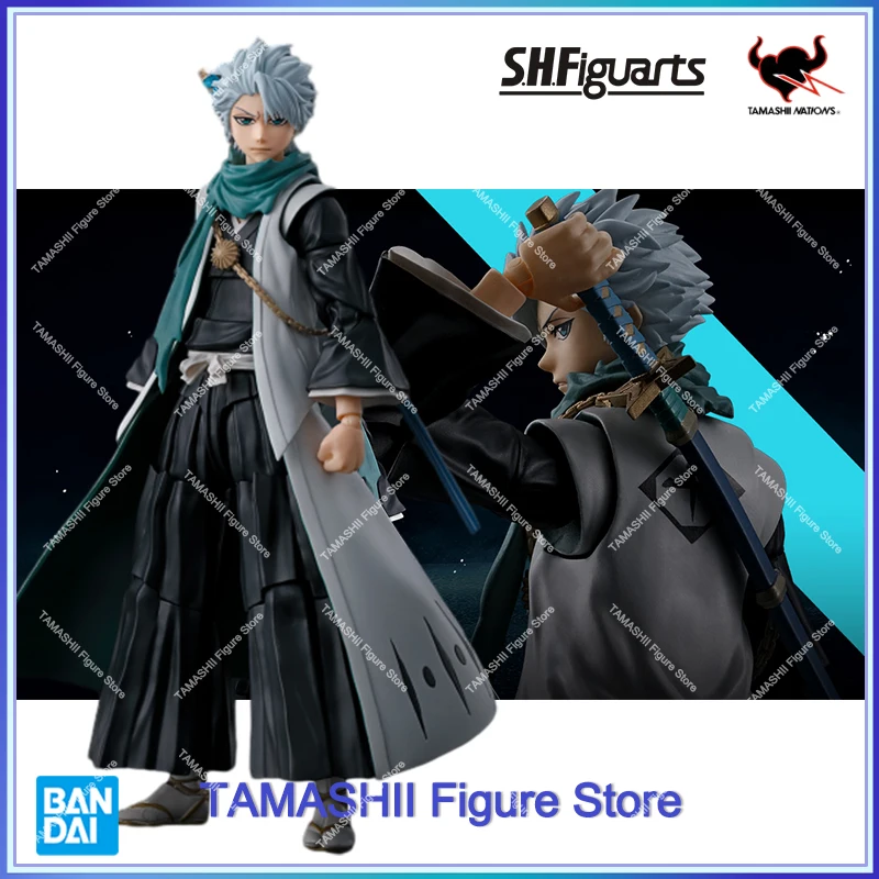 Original Bandai S.H.Figuarts Toushiro Hitsugaya BLEACH Thousand Year Blood War Action FigurePVC Collectible Model Toys Ornaments