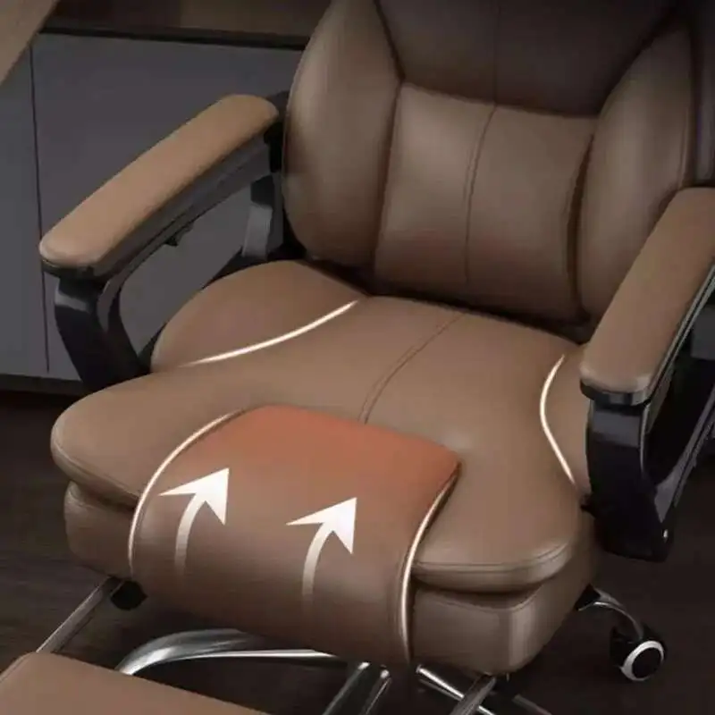 

Luxury and comfortable office chairs, leather wheels, ergonomic sliding office chairs, study armrests, Sillas De Gamer Home
