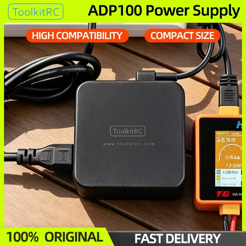 ToolKitRC ADP100 100W 20V EU Power Supply With XT60 Output Adapter Fit iSDT Q8 Q6 GT Power Hota HTRC SkyRC Charger RC Drone