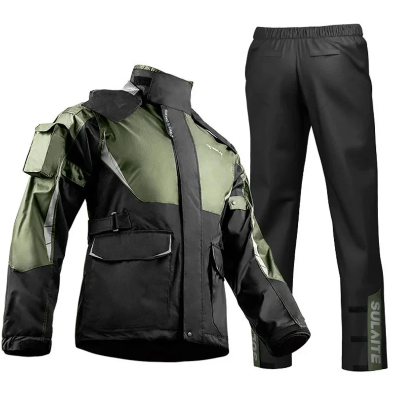 Imperméable ultra-mince imperméable pour moto, vêtements de pluie imperméables pour motard, moulant, respirant et confortable, cyclisme