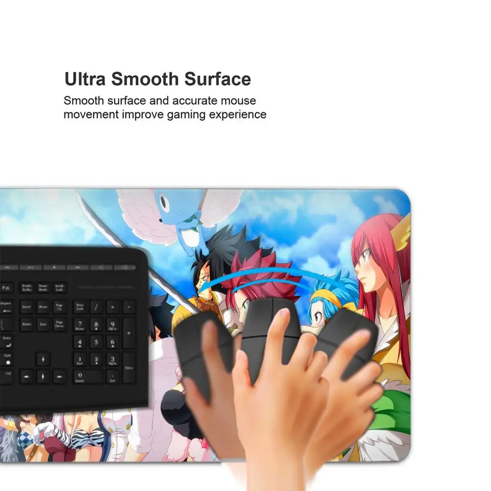 大型アニメゲーミングマウスパッド,ロックエッジ,スピードラバーマウスパッド,大型マウスマット,キーボードデスクマット,妖精のテリーマー,ゲーマー