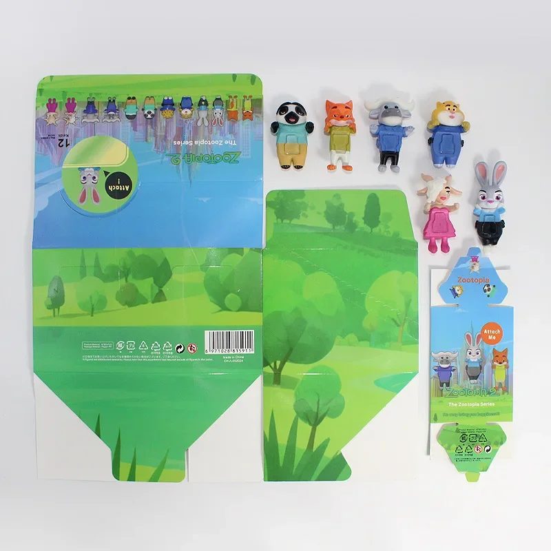 Creative Mini 12 Crazy Animal City 2 صندوق أعمى ألعاب، حافظات هواتف، ملصقات كمبيوتر نماذج ذاتية الصنع هدايا عيد الميلاد للأصدقاء #3