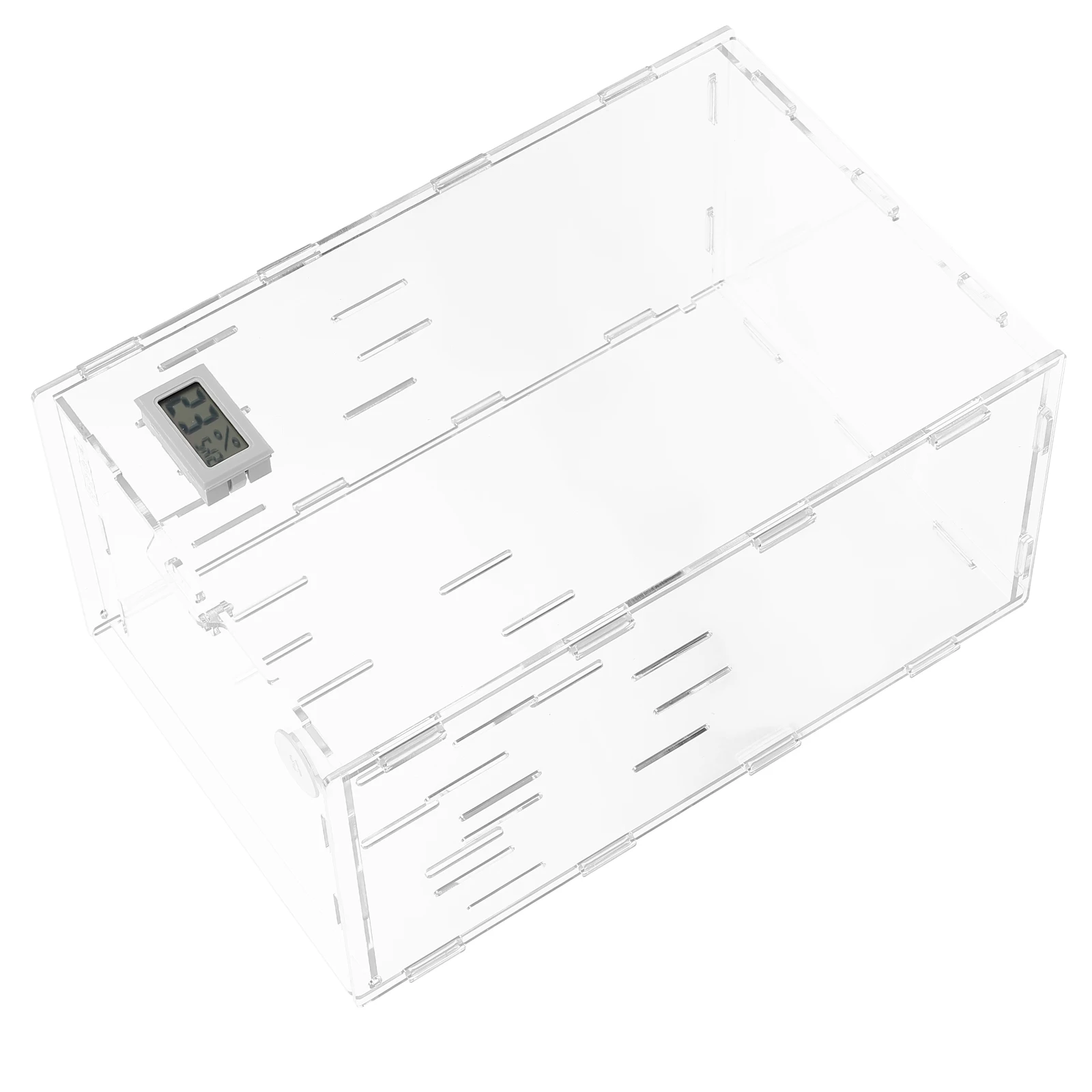 

Reptile Terrarium Case for Clear Habitat Small Transparent Feeding Boxes Climbing Pet Container
