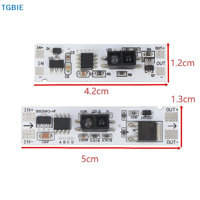 【TL】Short Distance Scan Sensor Sweep Hand Sensor Switch Module 5V-12V-24V 72W For Cabinet Wardrobe Shoe Cabinet LED Strip Light