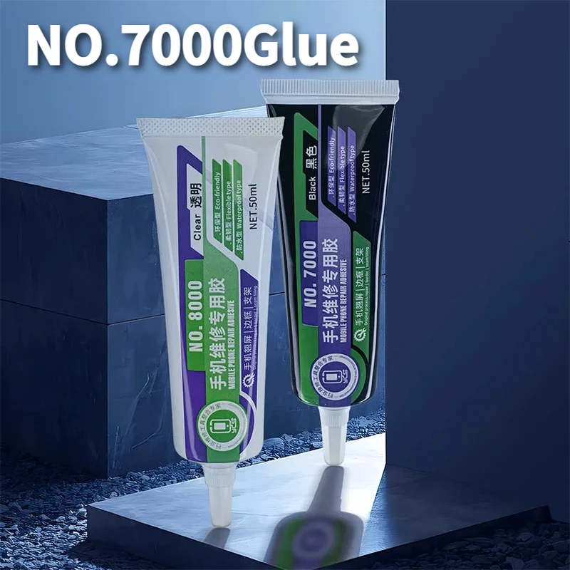 High-Strength Phone Repair Glue Clear & Black Adhesive for LCD Display Frame Bonding Glass/Panel Fixing