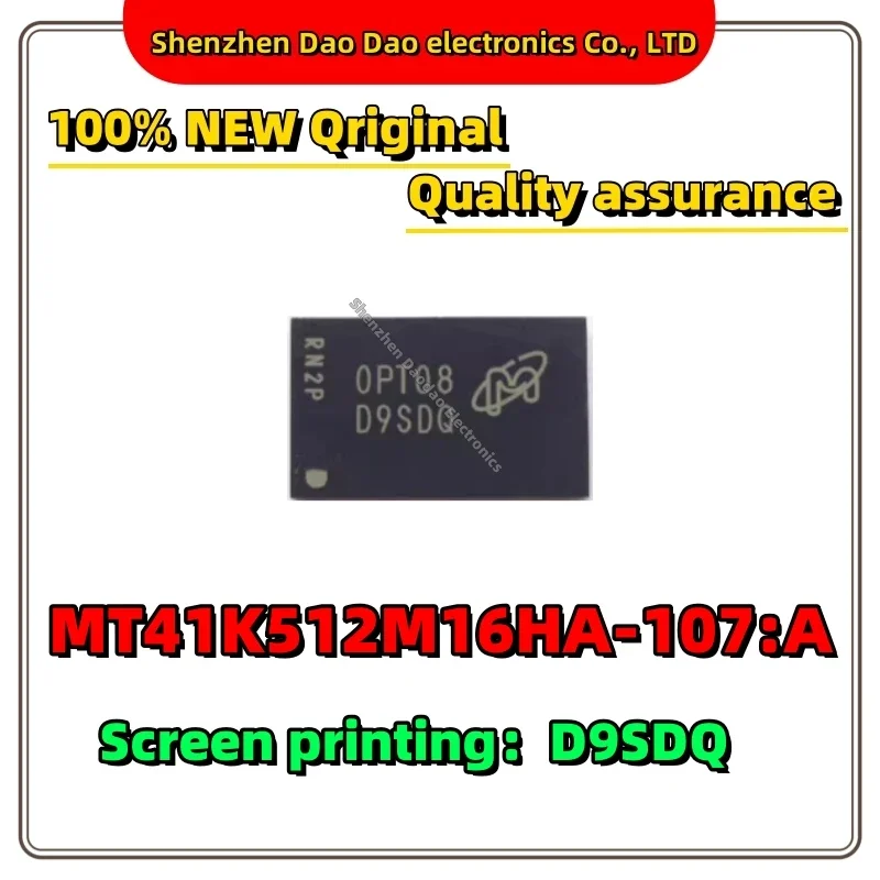 

MT41K512M16HA-107:A silk-screen D9SDQ DDR3 FBGA96 video memory particle IC Chip