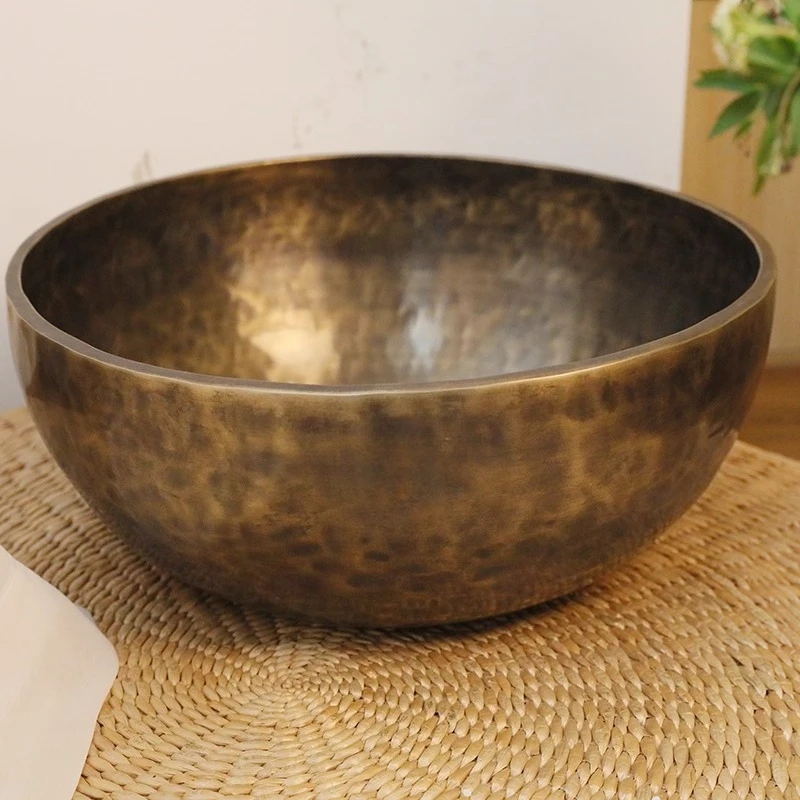 

Медные поющие чаши ручной работы, звуковая чаша для йоги, лечебная миска для медитации, поющая чаша, снижение стресса, расслабляющие ударные инструменты