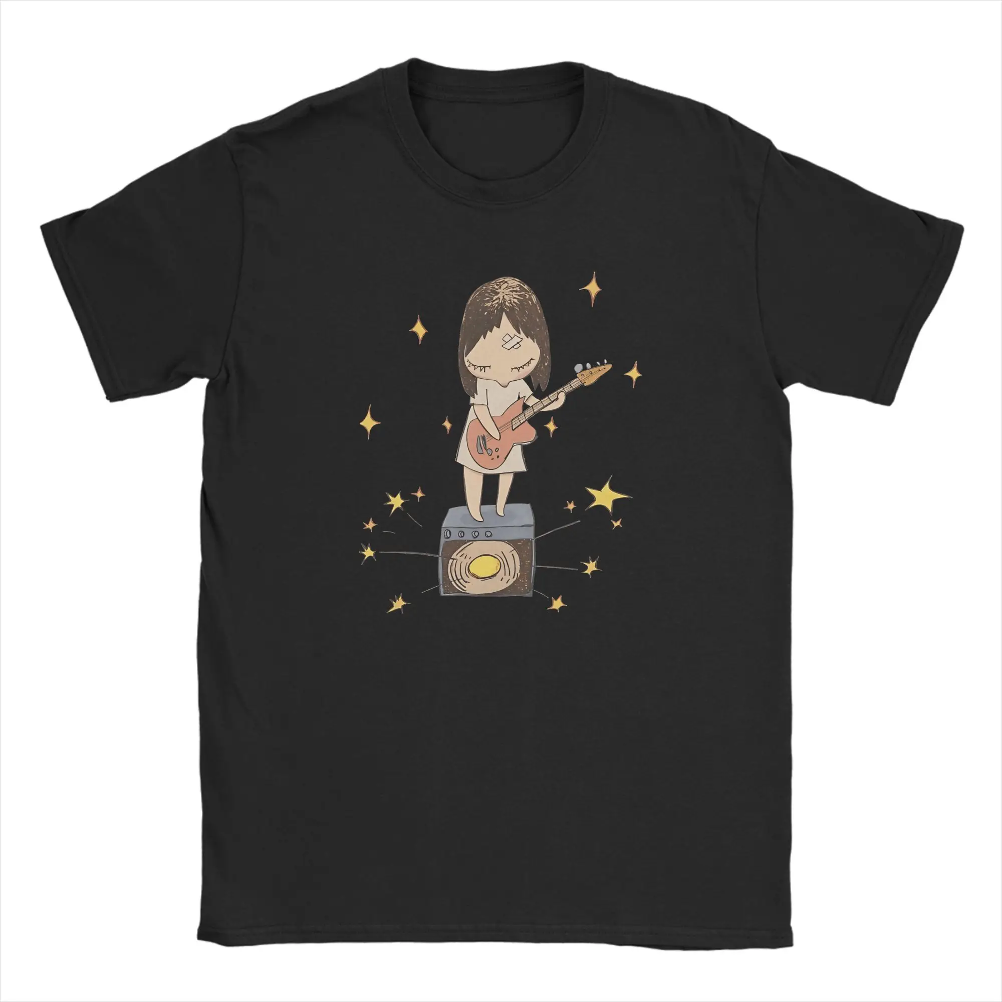 Vintage T-Shirt Y-Yoshitomo Nara 100% Cotton T Shirts  Trendy Cool Tshirt for Man Summer Y2K Basic Casual Short Sleeve Tees,