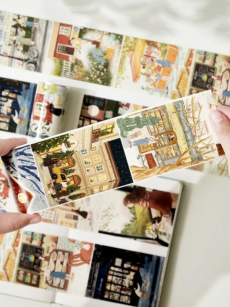 WT الحياة الشتوية الدافئة جولة يومية المناظر الطبيعية الحبر الخاص اشي PET الشريط #1