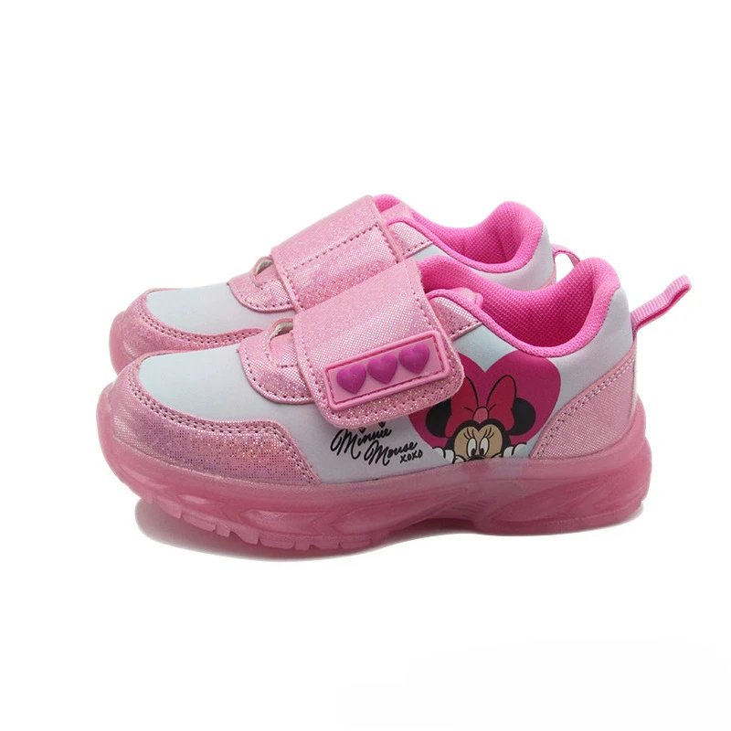 

New Disney kids cartoon Minnie Mouse cute Casual shoes soft sports shoes for gift