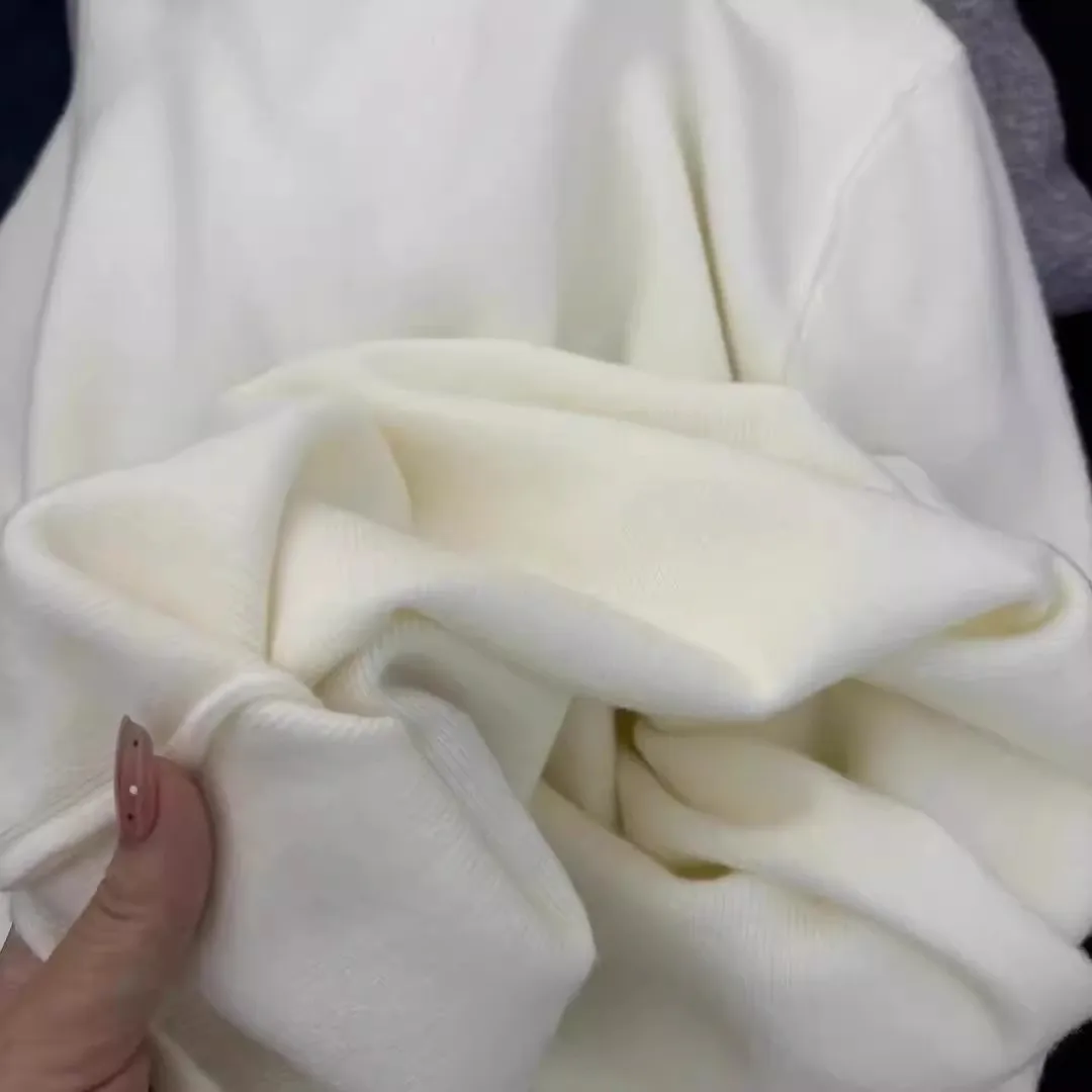 الخريف الشتاء لينة مريحة طوق صغير محبوك سترة المرأة قاعدة طبقة ملابس داخلية حجم كبير فوفو الدافئة الكورية Sle