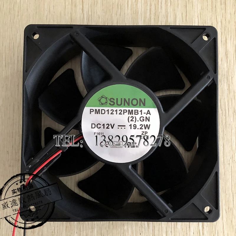 

Ltsf For SUNON PMD1212PMB1-A (2).GN DC 12V 19.2W 120x120x38mm 2-Wire Server Cooling Fan 12cm