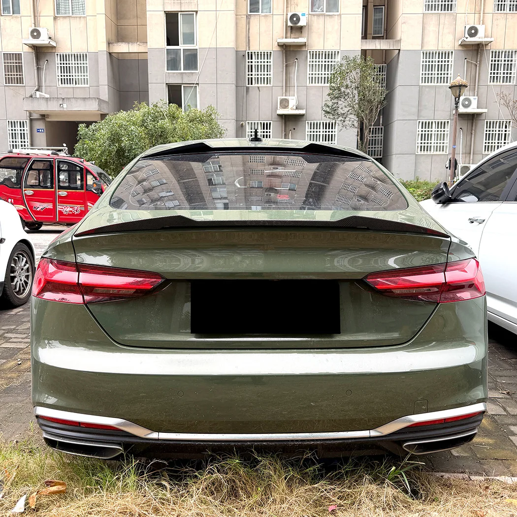

Car Top Rear Roof Spoiler FOR Audi A5 F5 S5 RS5 B9 B9.5 Sportback 4Door 2017-2024 Rear Roof Lip Modification Tuning Accessories